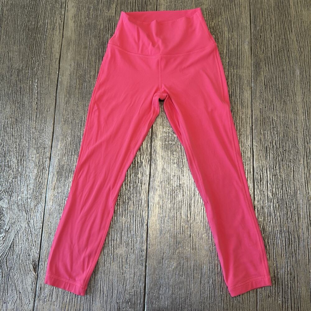 Lululemon Align High-Rise Crop 23" Pink Leggings Pants New Style Size 4